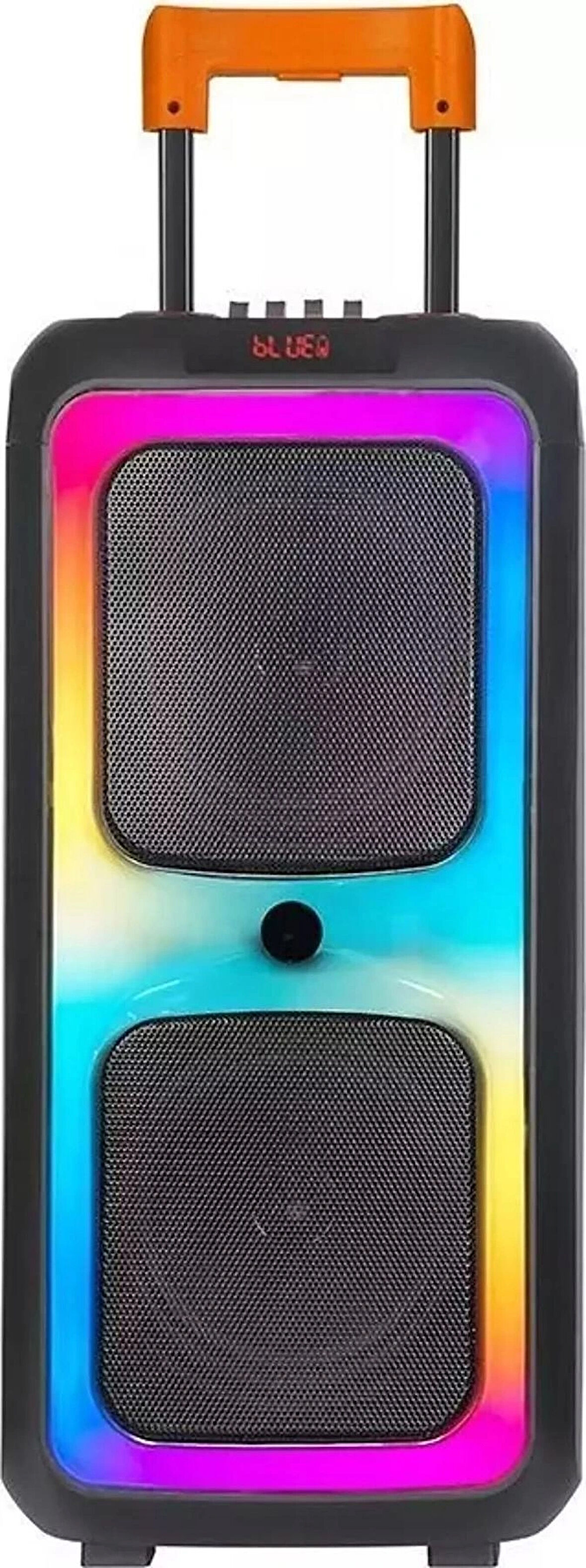 Taşınabilir Büyük Boy RGB Işıklı Bluetooth Mikrofonlu Hoparlör NDR-1097