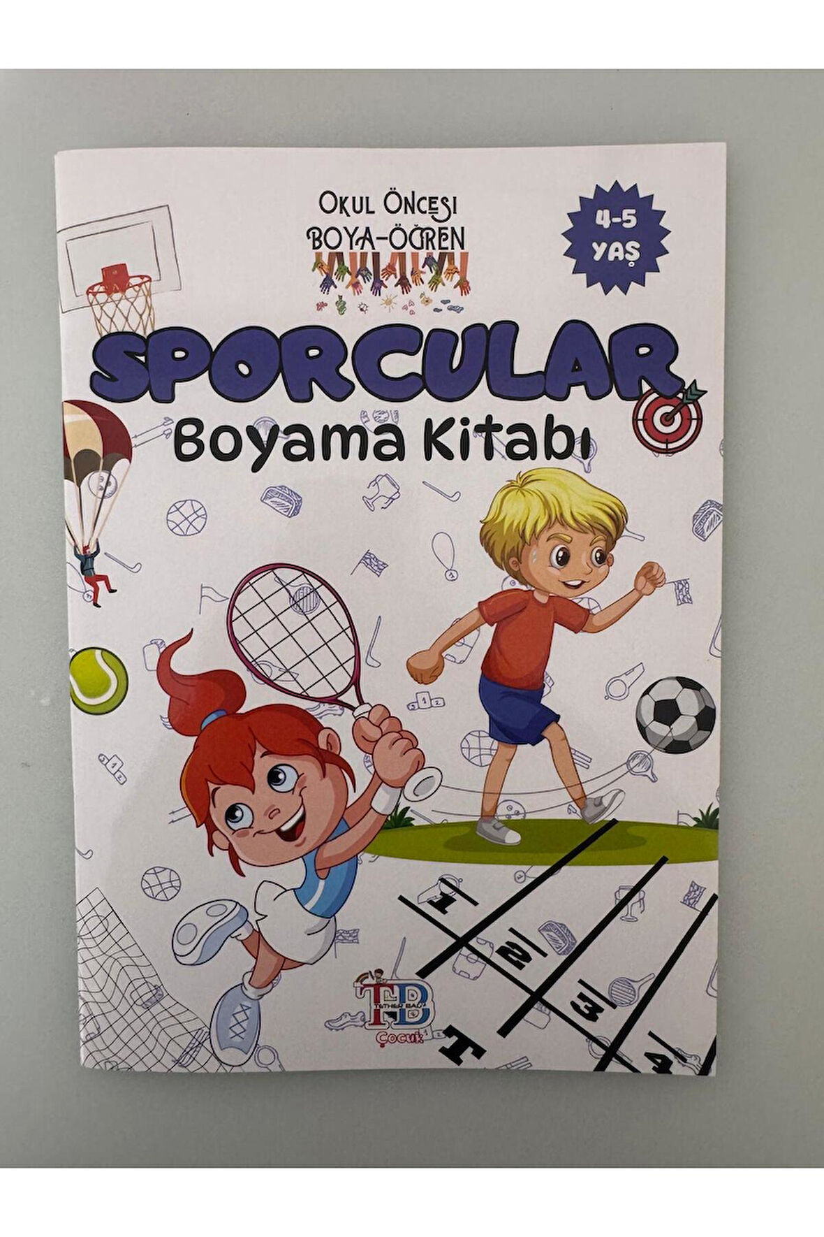 Sporcular Boyama Kitabı