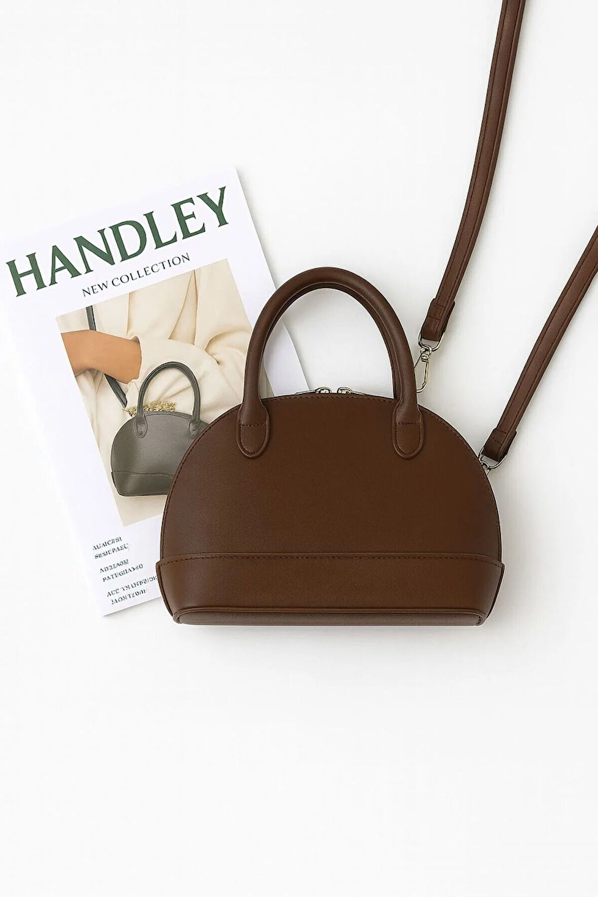 Lüks D Model El ve Omuz Çantası