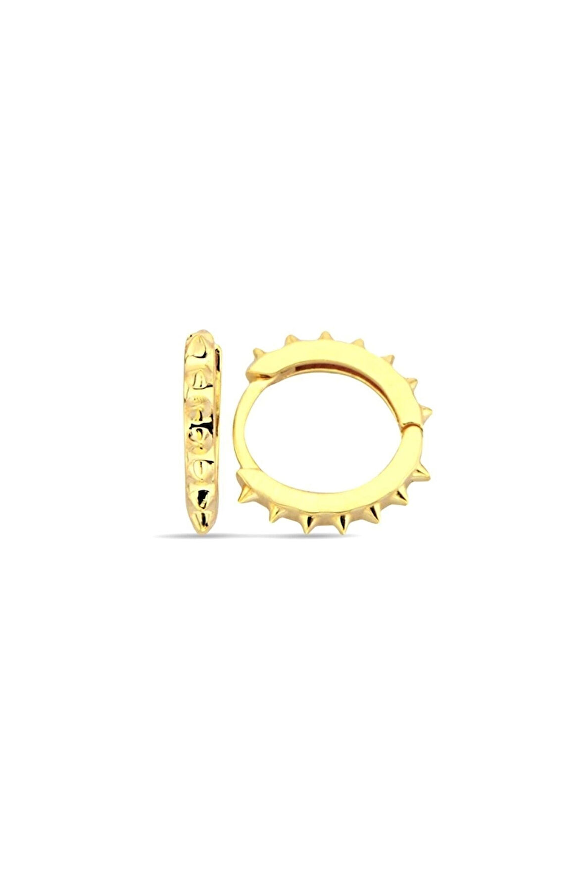 8 Ayar Altın Halka Küpe