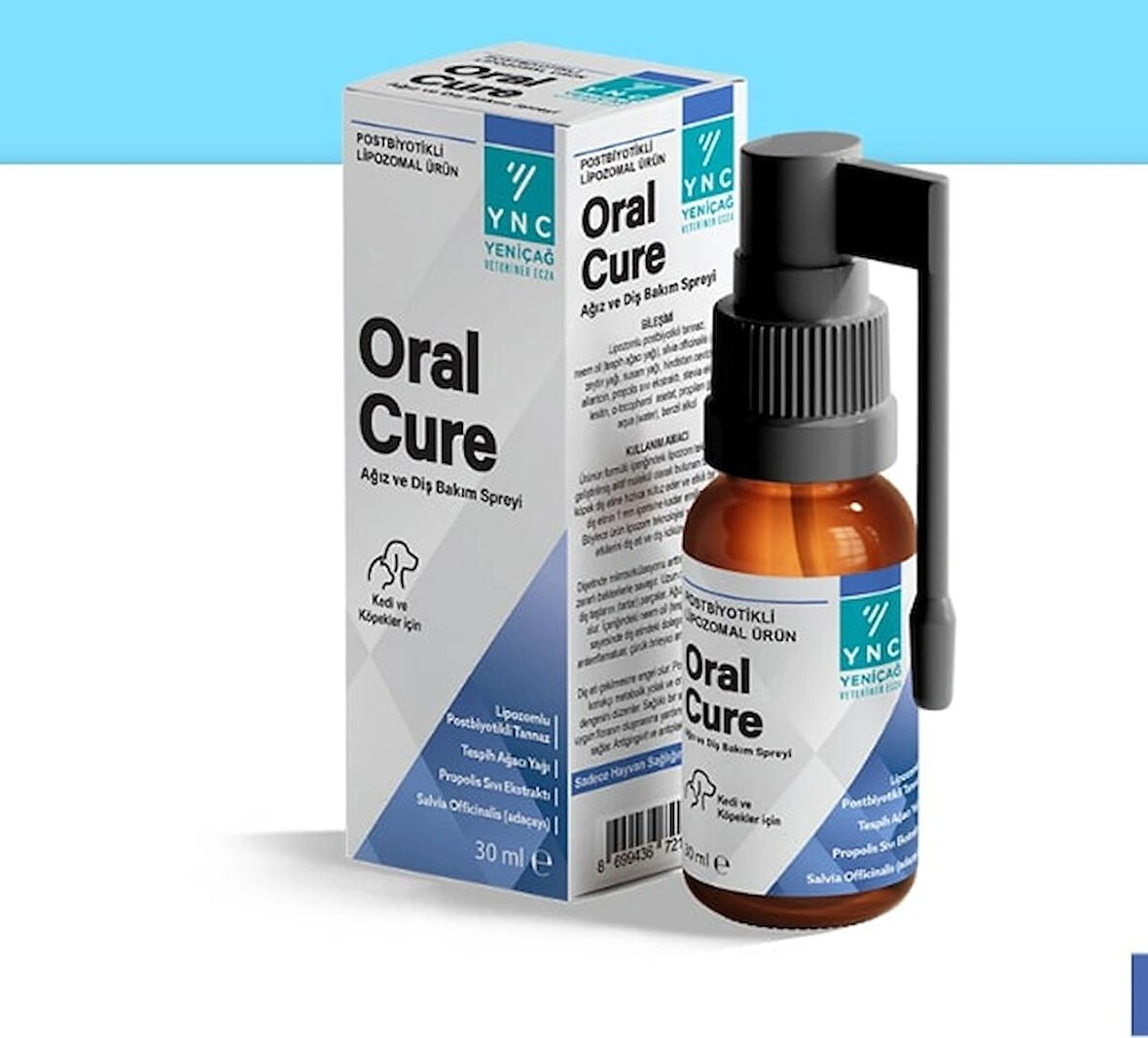 Oral Cure Kedi&Köpek Ağız Bakım Sprey 30ml