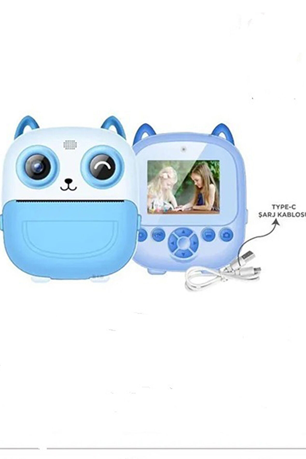Dijital Video Fotoğraf App Destekli Çocuk Kamerası Termal Resim Kağıt Baskılı Yazıcı