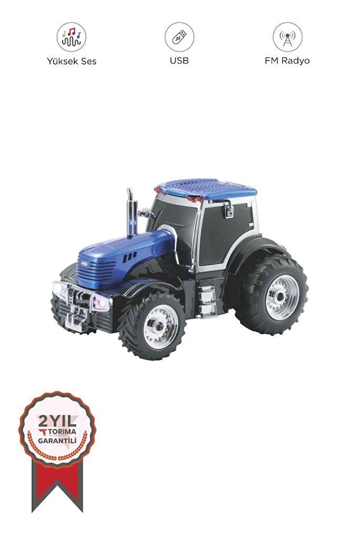 D42 Traktör Tasarım Usb/Fm Radyo Bluetooth Hoparlör Speaker