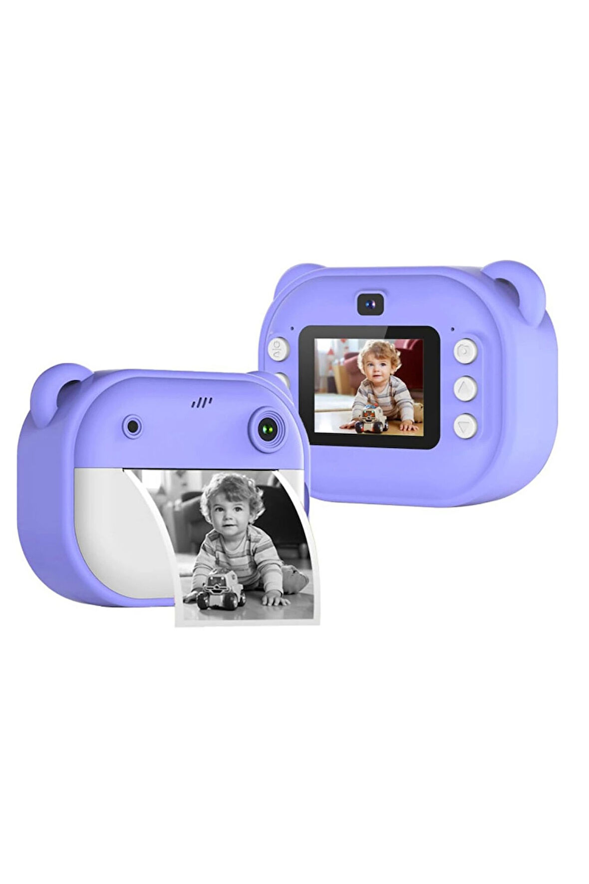 Dijital Video Kayıt Fotoğraf Çocuk Kamerası Anlık Termal Resim Kağıt Baskılı