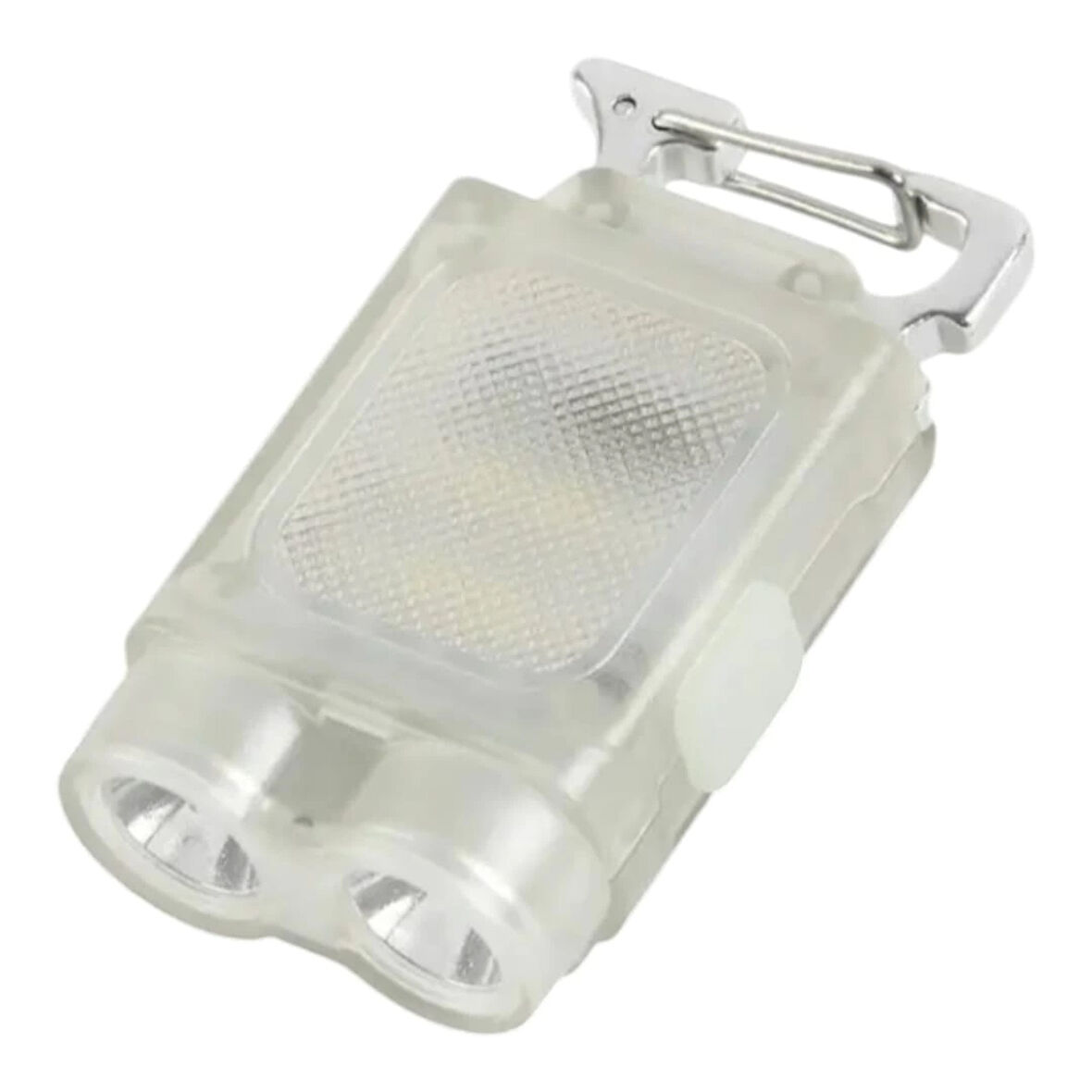 V15 Edc El Feneri 1200Lm Anahtarlık Işık Tip-C Şarj Edilebilir Taşınabilir Mini Torch Mıknatıs Klips