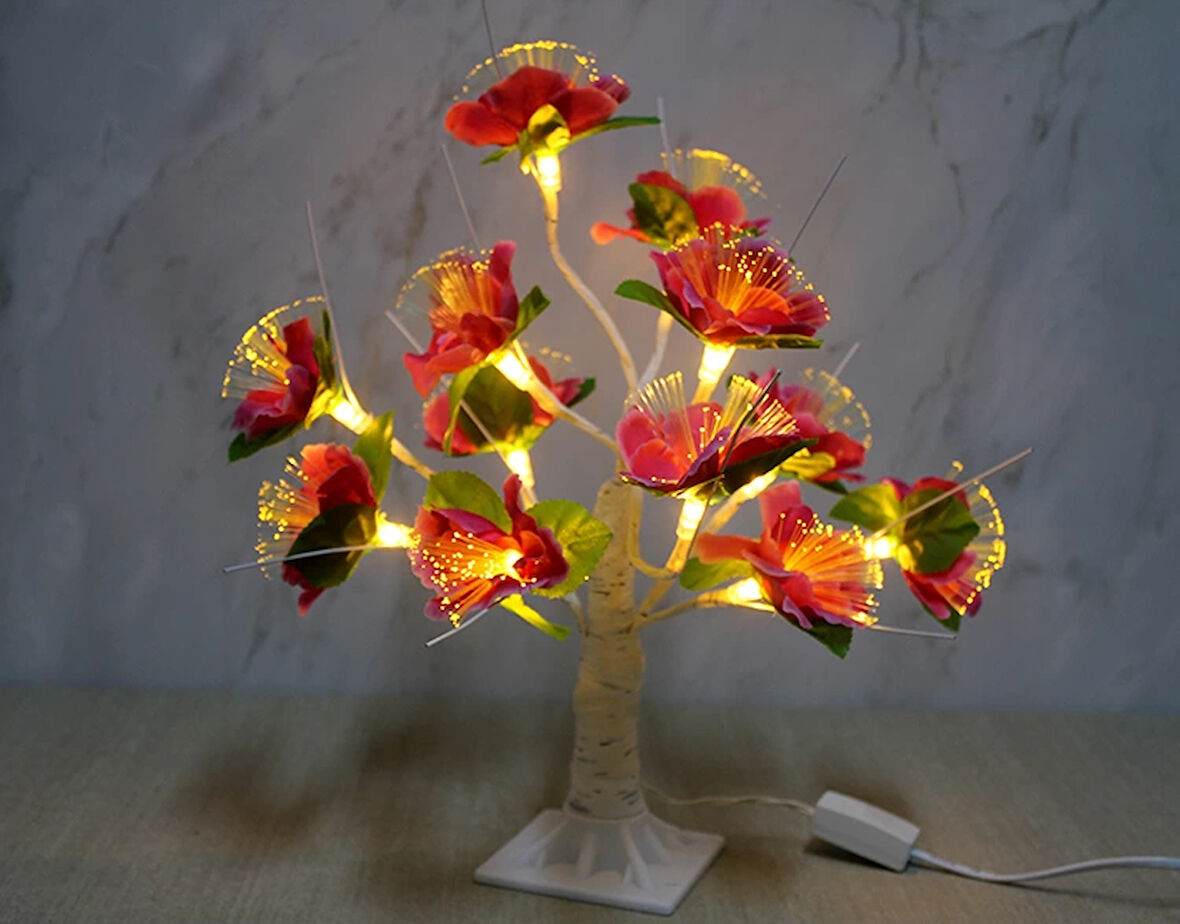 Dekoratif Ledli Çiçek Alk1734