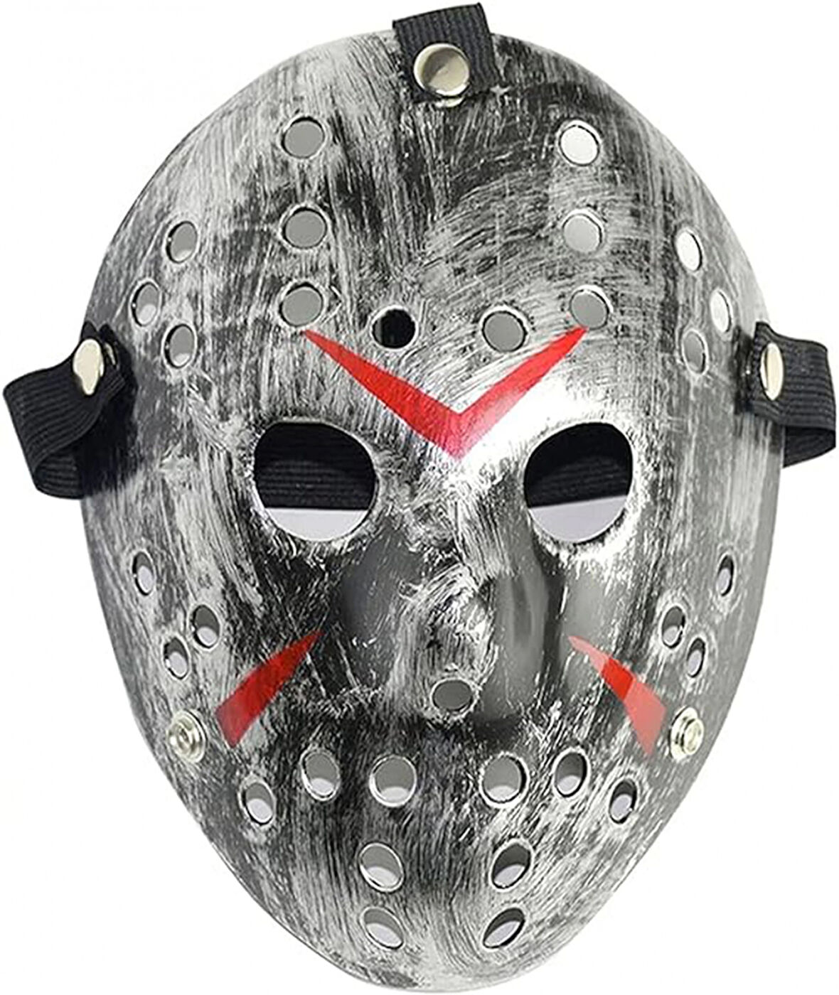 Jason Maskesi Hannibal Maskesi Metal Gümüş Renk 20X25 Cm