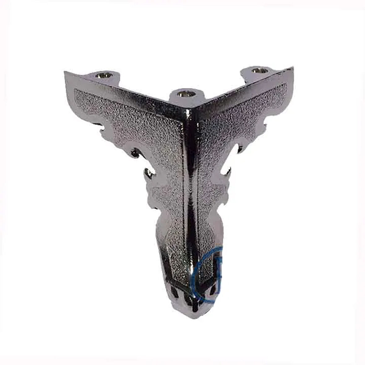 Ahşap, Sunta Sandık Ayağı, Kutu Ayak 5,5 Cm - Nikel