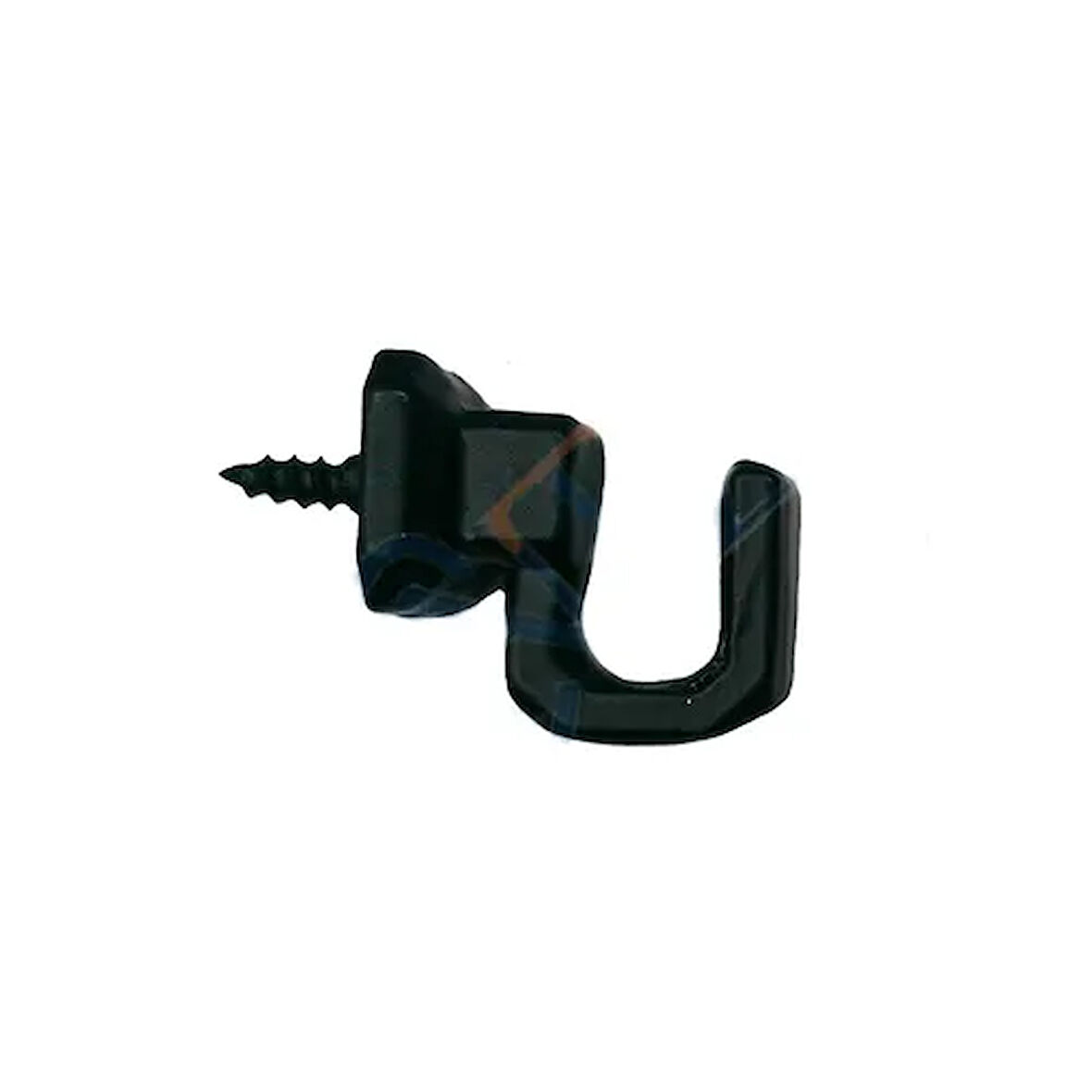 Vidalı Kanca, Askı Küçük - 15X18Mm, Siyah - 1 Adet