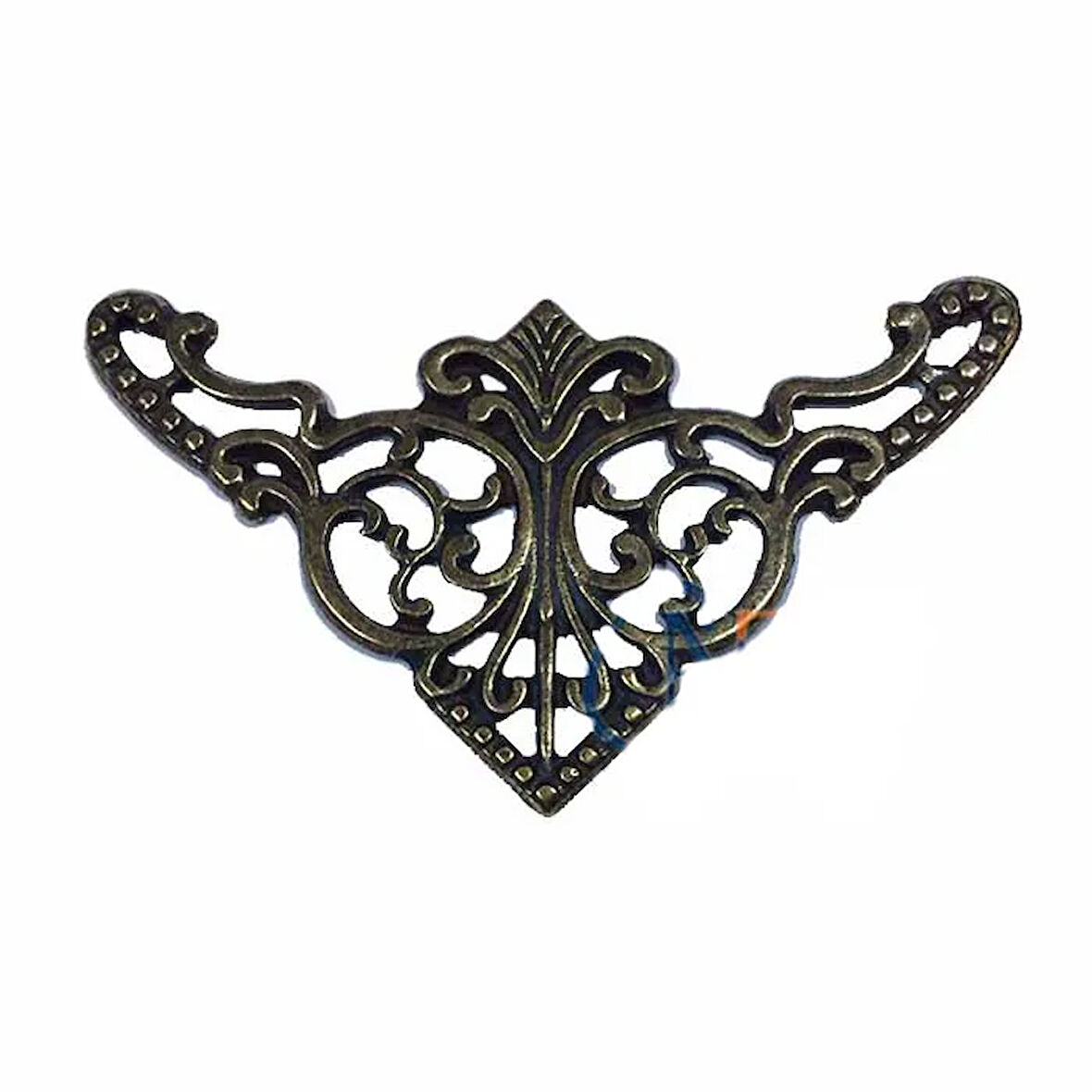 Dekoratif Köşe Süsü, Köşelik - Büyük, 31X55Mm, Antik, 100 Adet