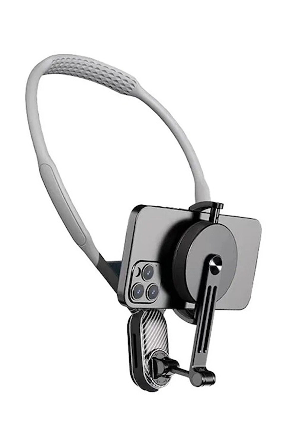 360 Derece Ayarlanabilir Boyun Askılı Manyetik Telefon Tutucu