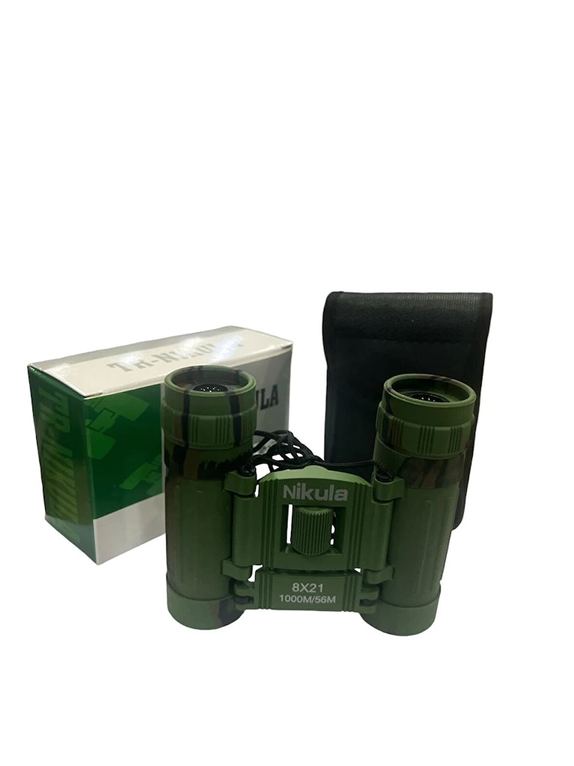 8X21 Dürbün Kamuflaj Av Dürbünü 56M/1000M Kauçuk Kaplama