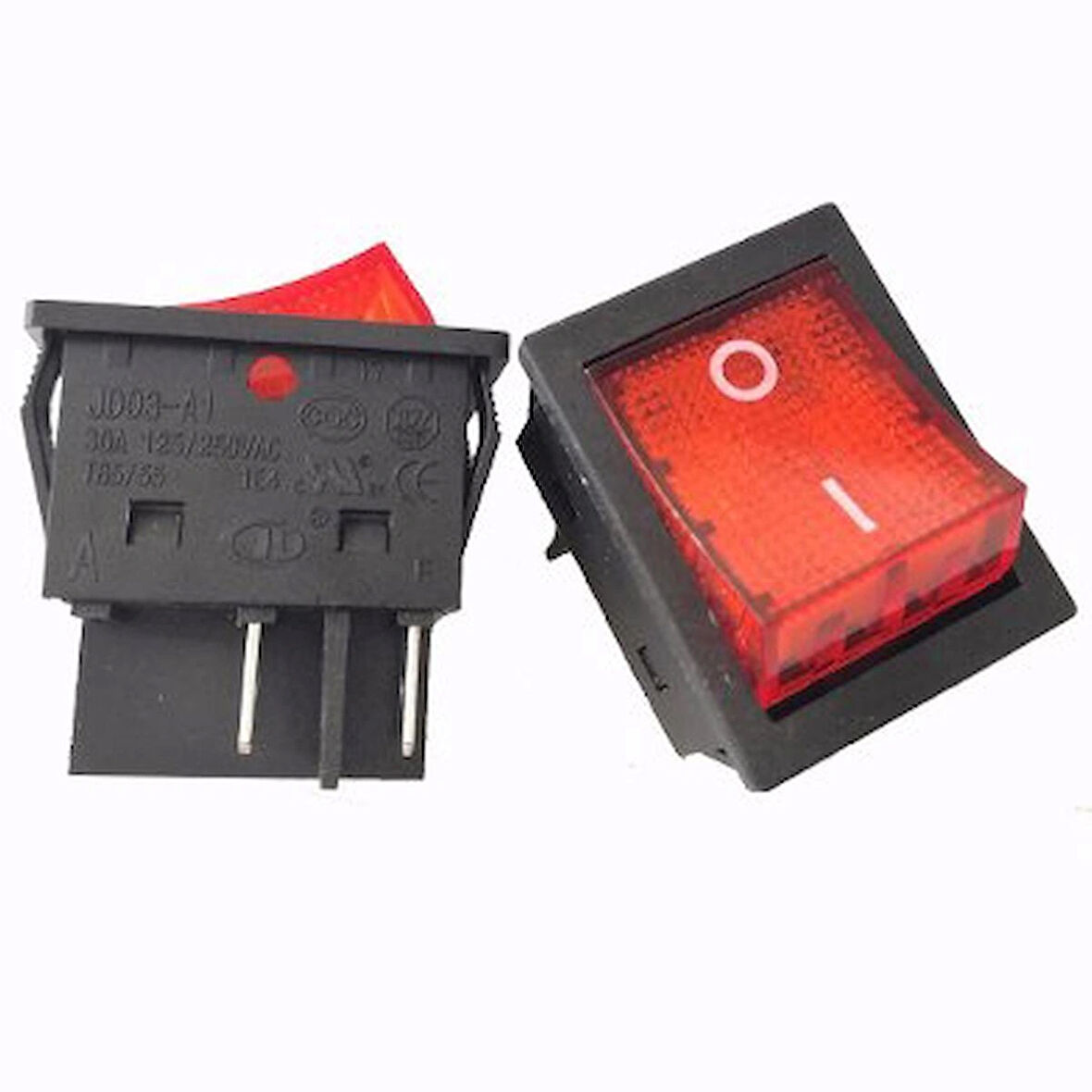 Oddity Welsong 30 Amper Rocker Anahtarı JD03-A1 125/250VAC 4 Pin - Yüksek Akım Kapasiteli İnverter Kaynak Makinesi Anahtarı