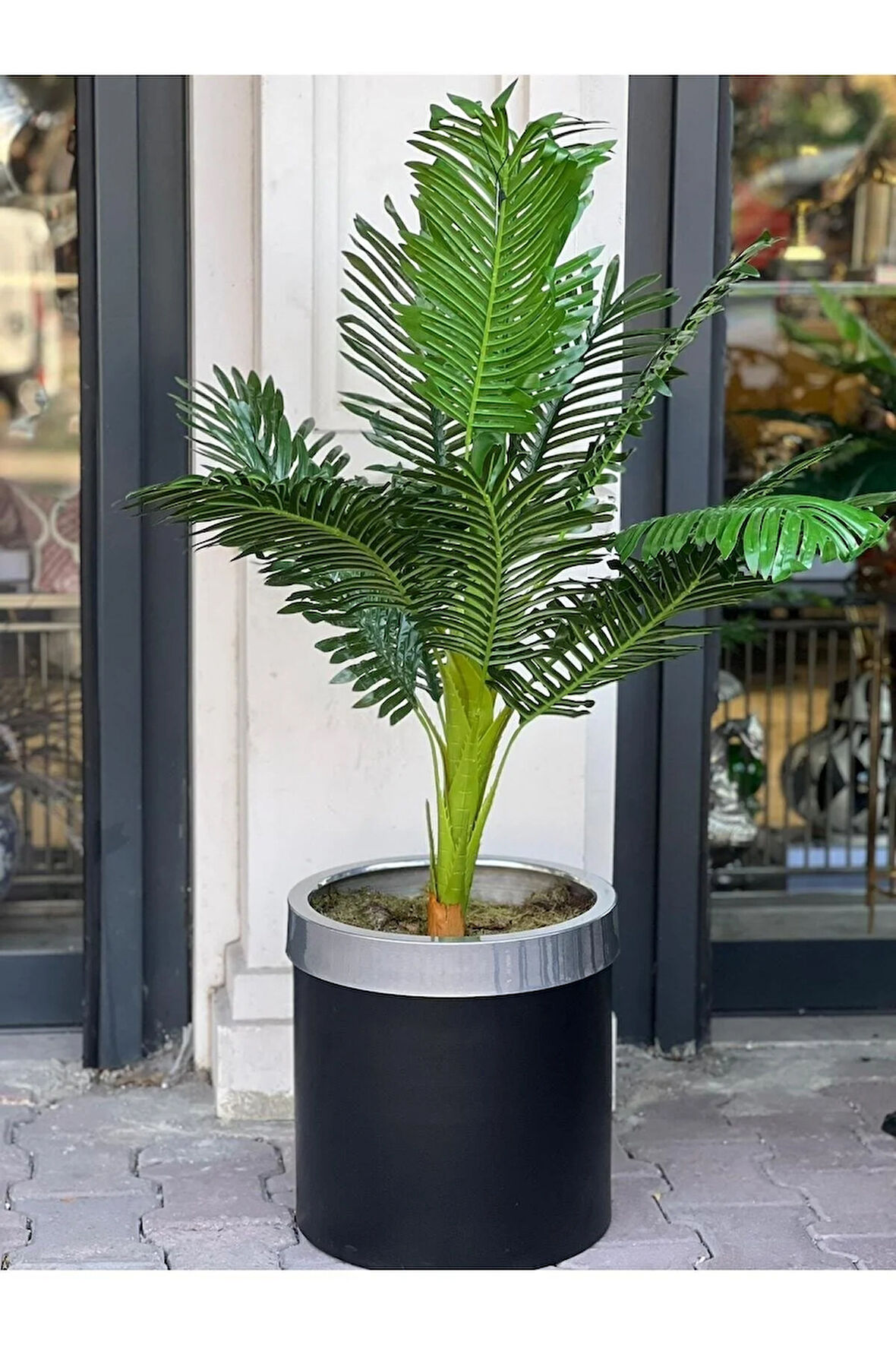 Yapay Arekalı Metal Saksı