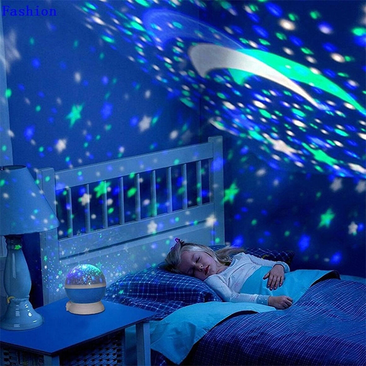 Star Renkli Yıldızlı Gökyüzü Projeksiyon Gece Lambası