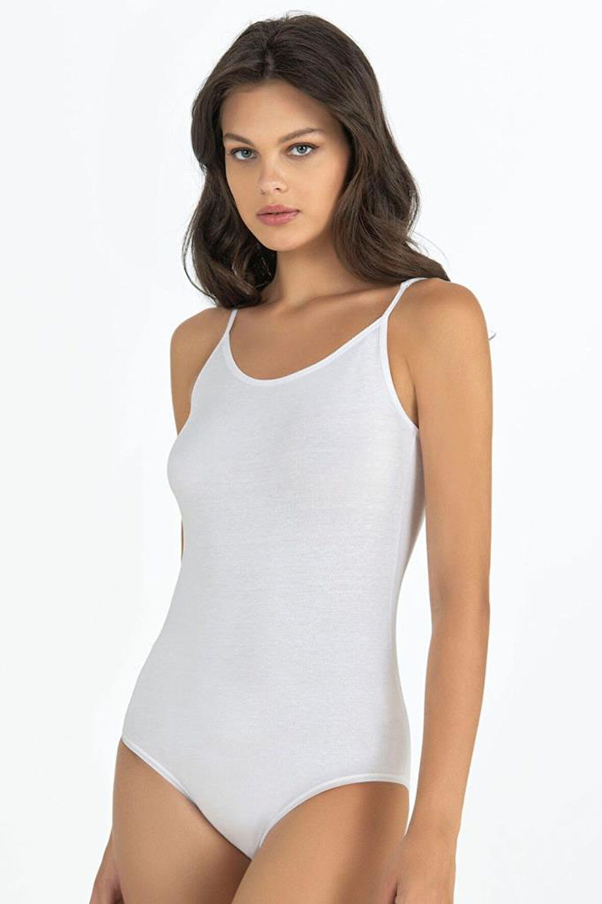 Fabony Bayan İp Askılı Çıtçıtlı Body 1180