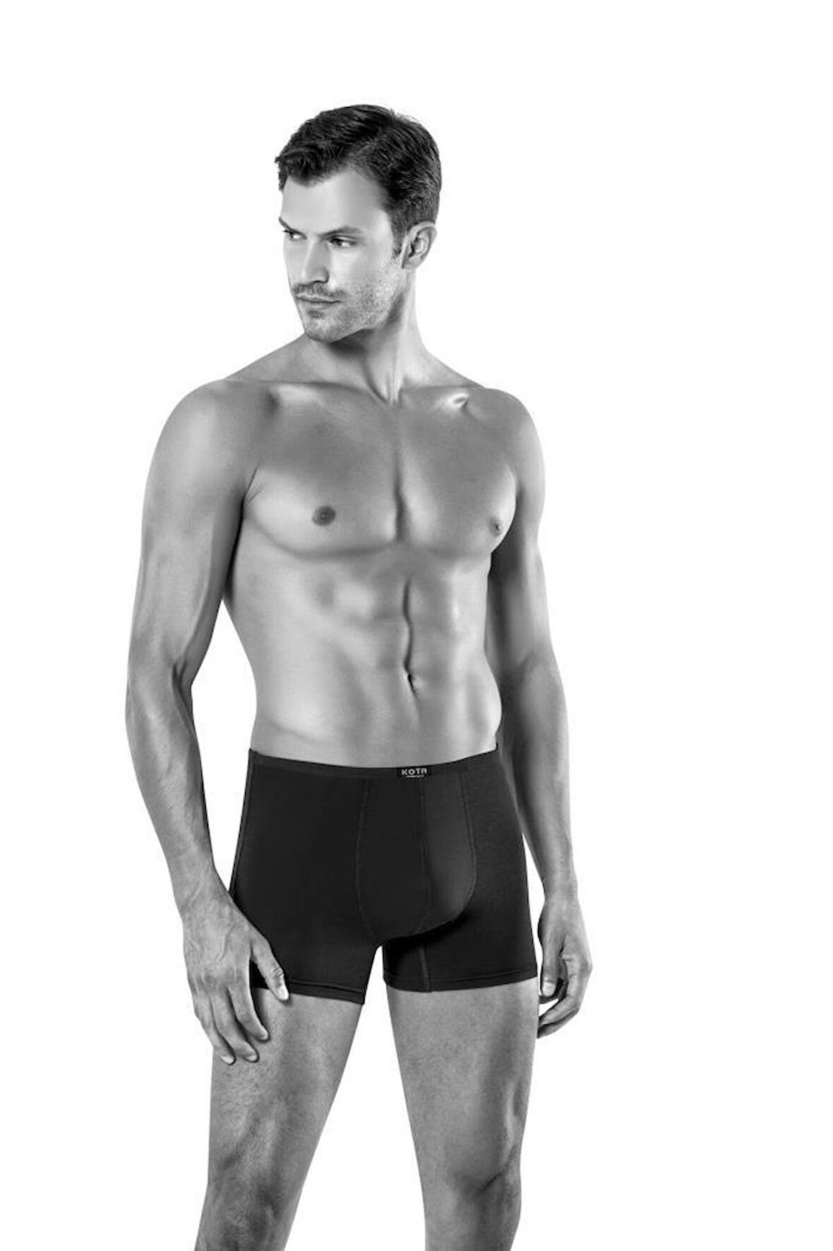 6 lı Paket Kota Erkek İnce Lastik Modal Boxer 1011