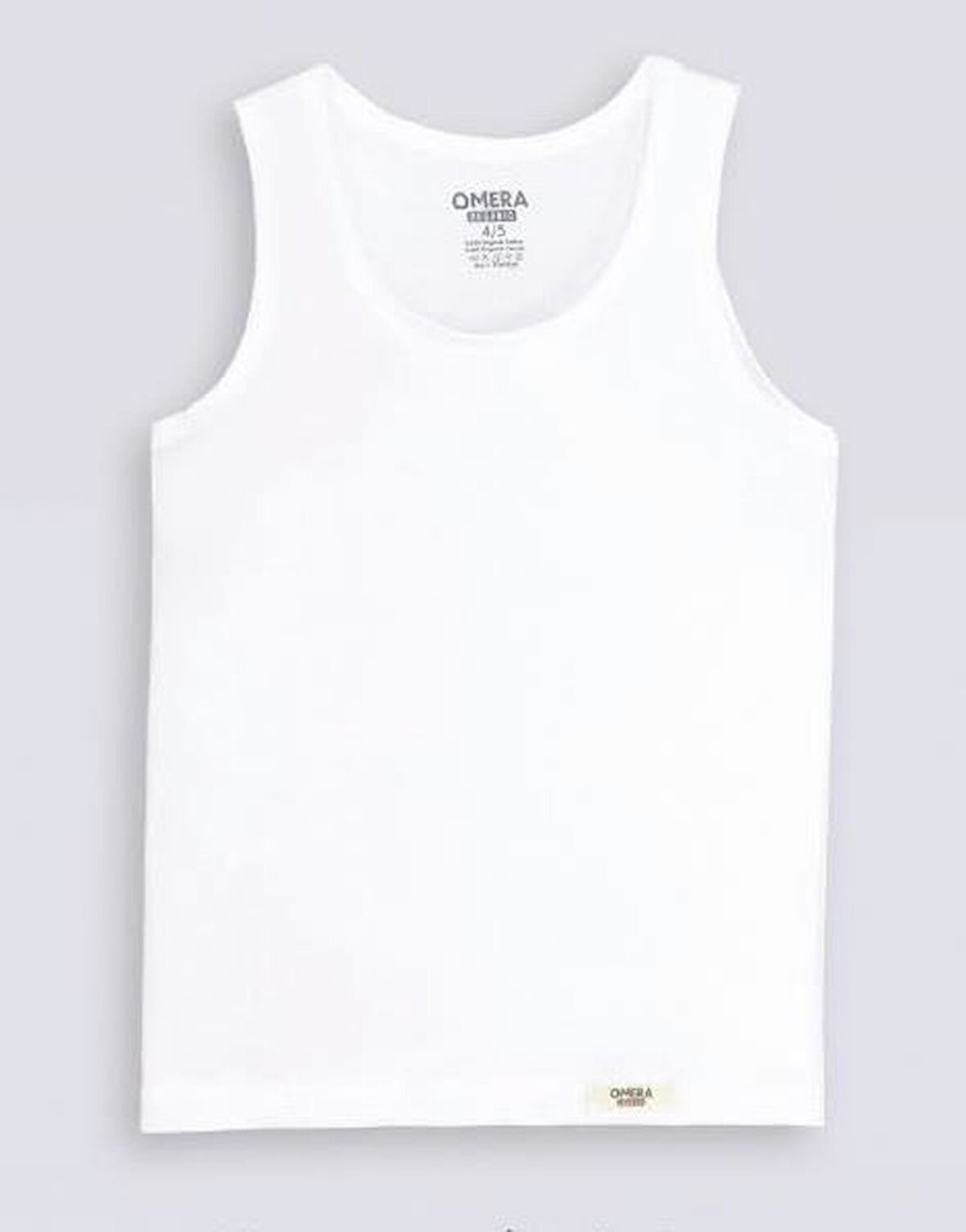 Omera Organik Kumaş Erkek Çocuk Atlet 4001