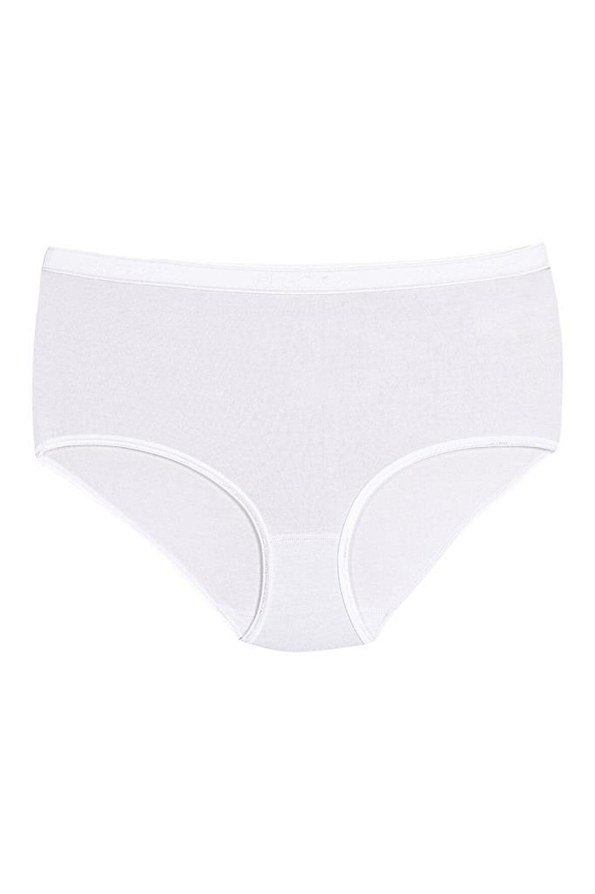 6 Adet Yıldız Kadın Bambu Bato Külot Beyaz 3945