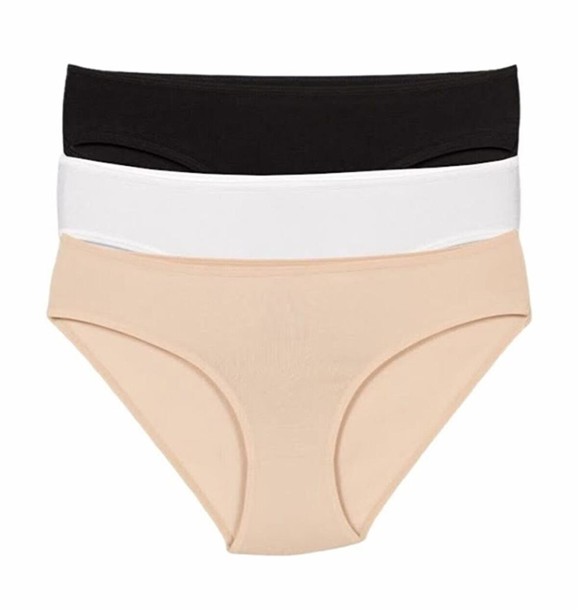 3 lü Paket Şahin Bayan Likralı Bikini Külot 30625
