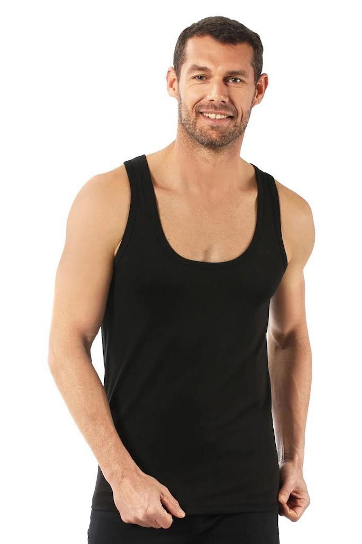 6 Adet Özkan Erkek Pamuklu Penye Atlet Renk Seçenekli 0050