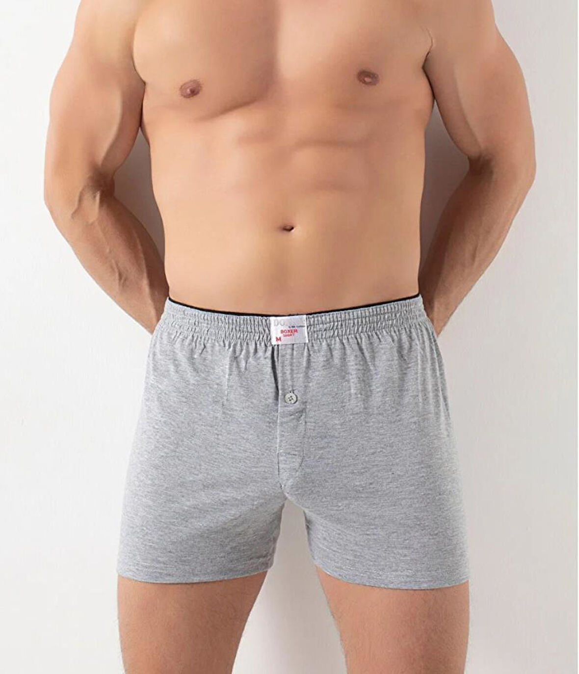 6 Adet Donex Erkek Pamuklu Düz Renk Penye Boxer 2303