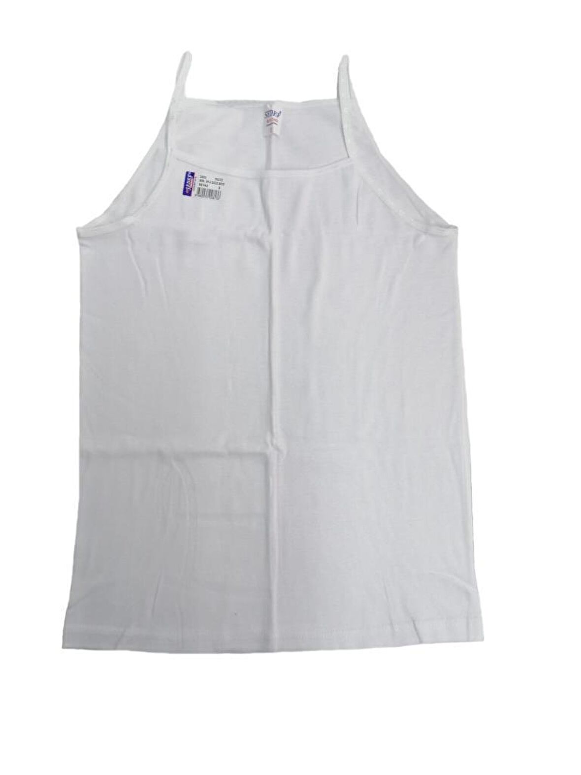 6 Adet Sedef Yıldız Kadın Ribana İp Askılı Atlet Renk Seçenekli