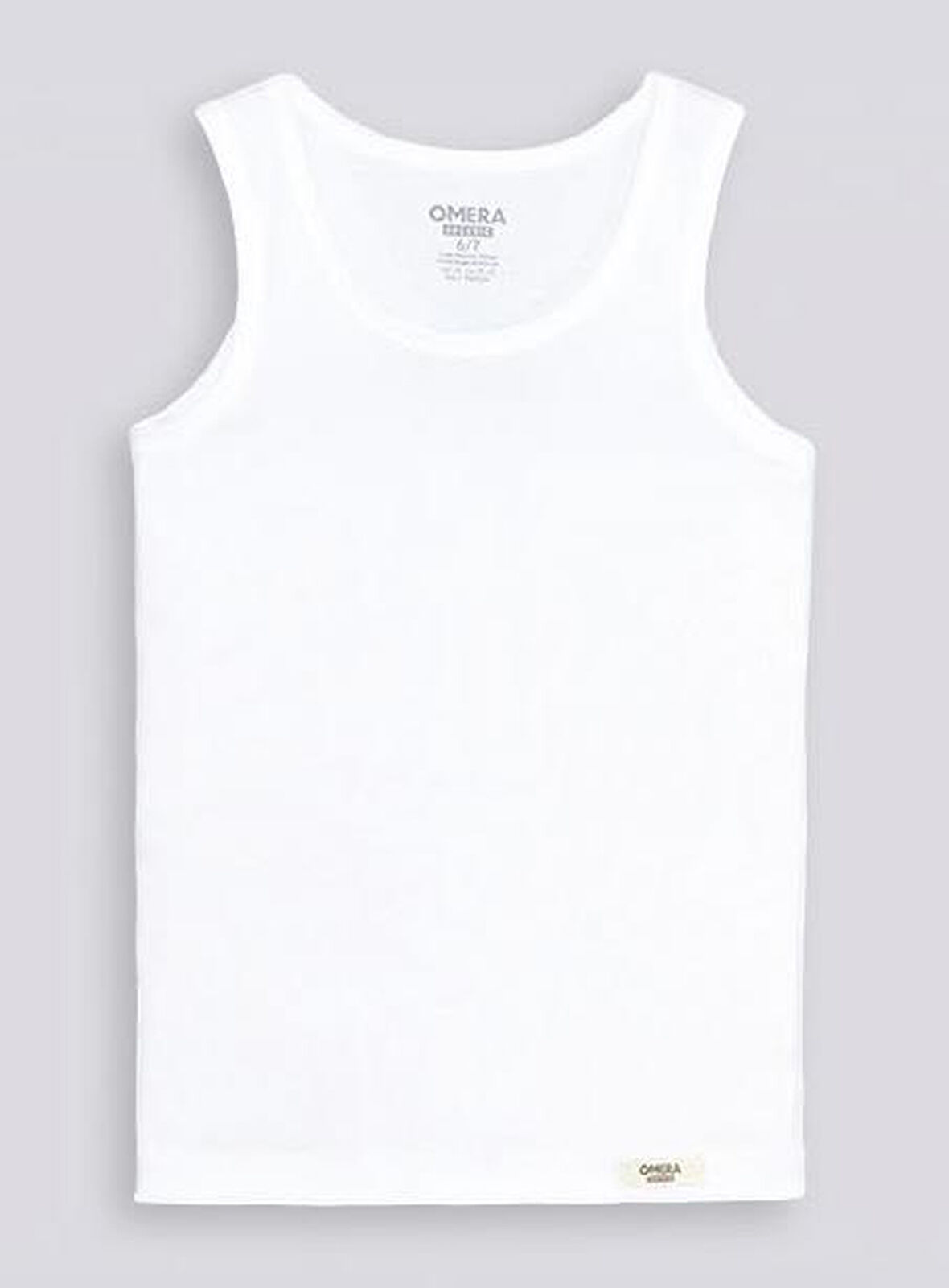 Omera Organik Kumaş Ribana Erkek Çocuk Atlet 4002