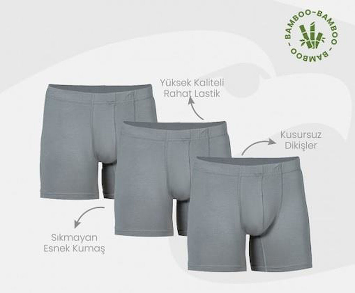 6 Adet Şahin Erkek Bambu Boxer 70059