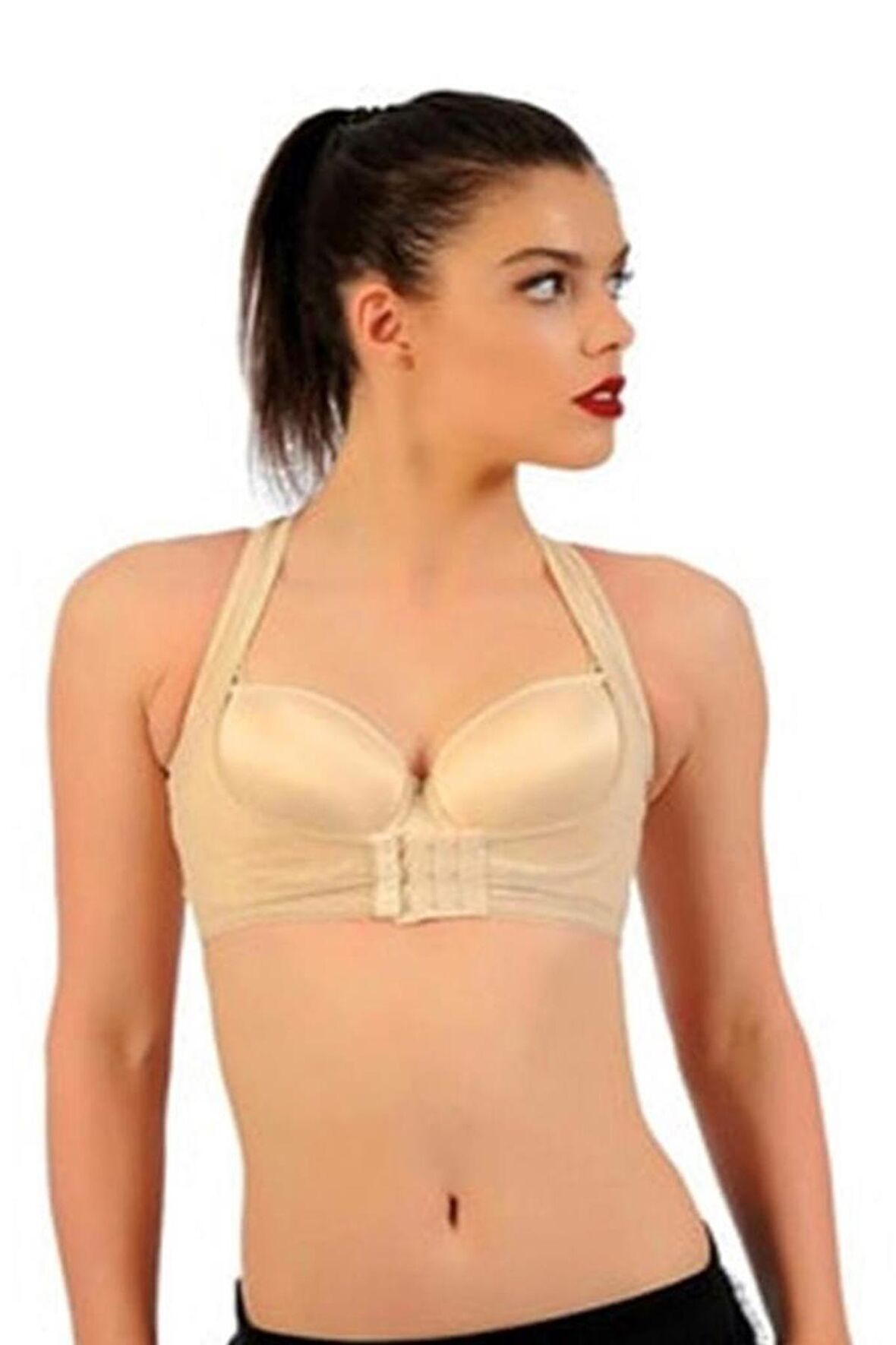 Sistina Kadın Ten Sırt Toparlayıcı Göğüs Dikleştirici Korse 795