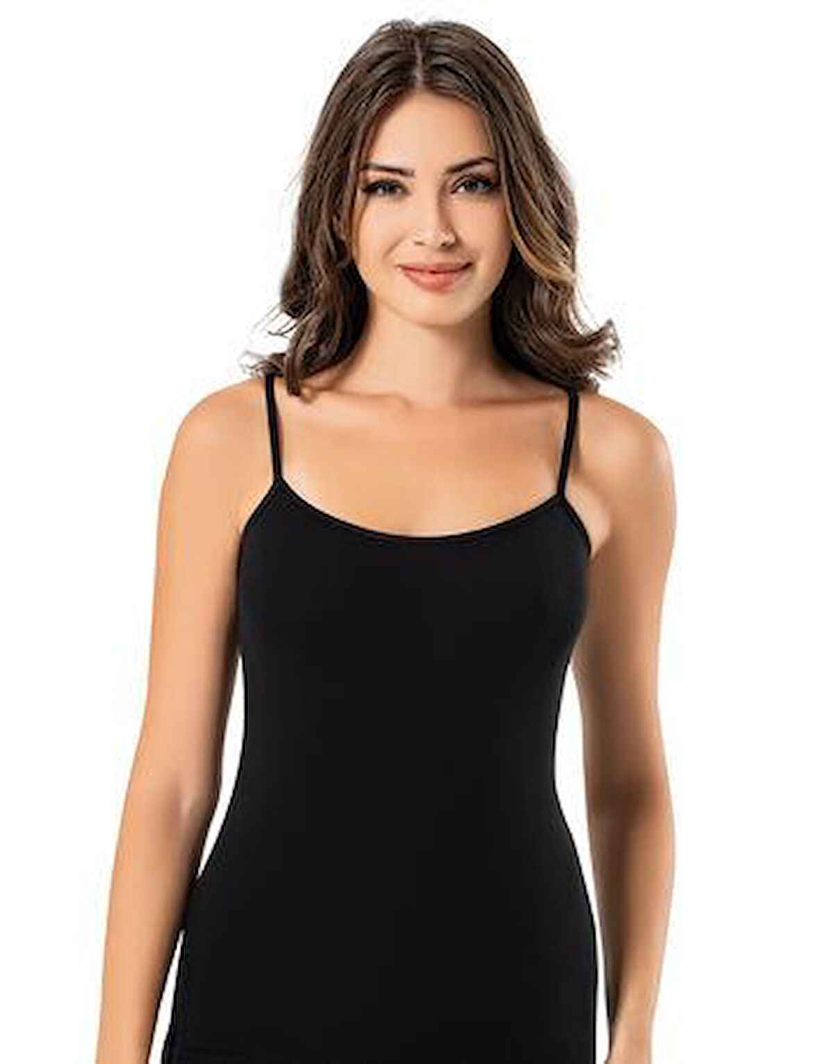 6 Adet Şahinler Kadın Modal Likralı Süprem İp Askılı Atlet B1037