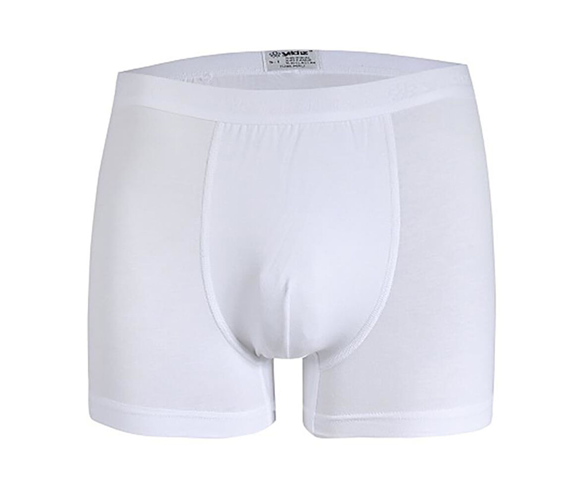3 Adet Yıldız Erkek Modal Likralı Boxer Short Beyaz 39