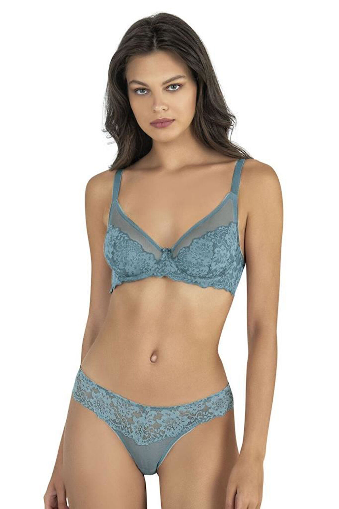 Fabony Bayan Dantelli Bralet Sütyen Külot Takımı 4170