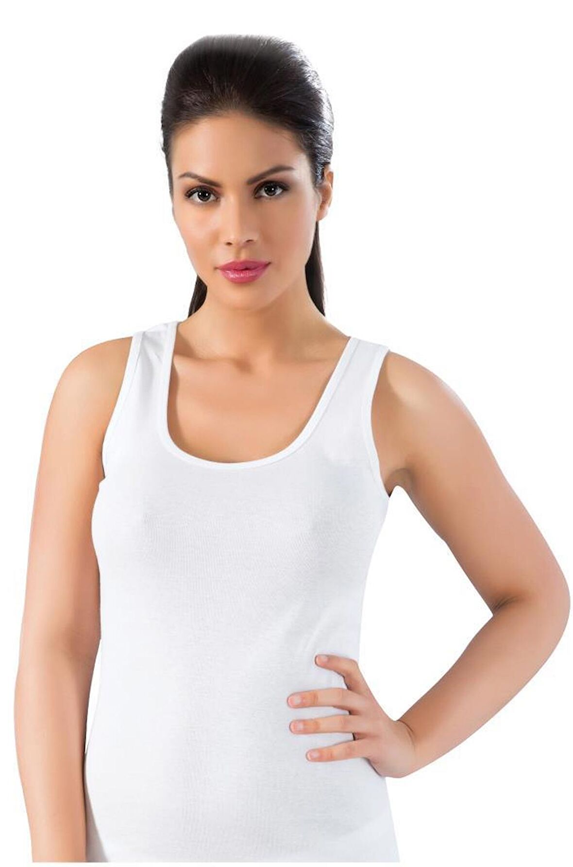 Lüx Drm Kadın Ribana Geniş Askılı Atlet Renk Seçenekli 051