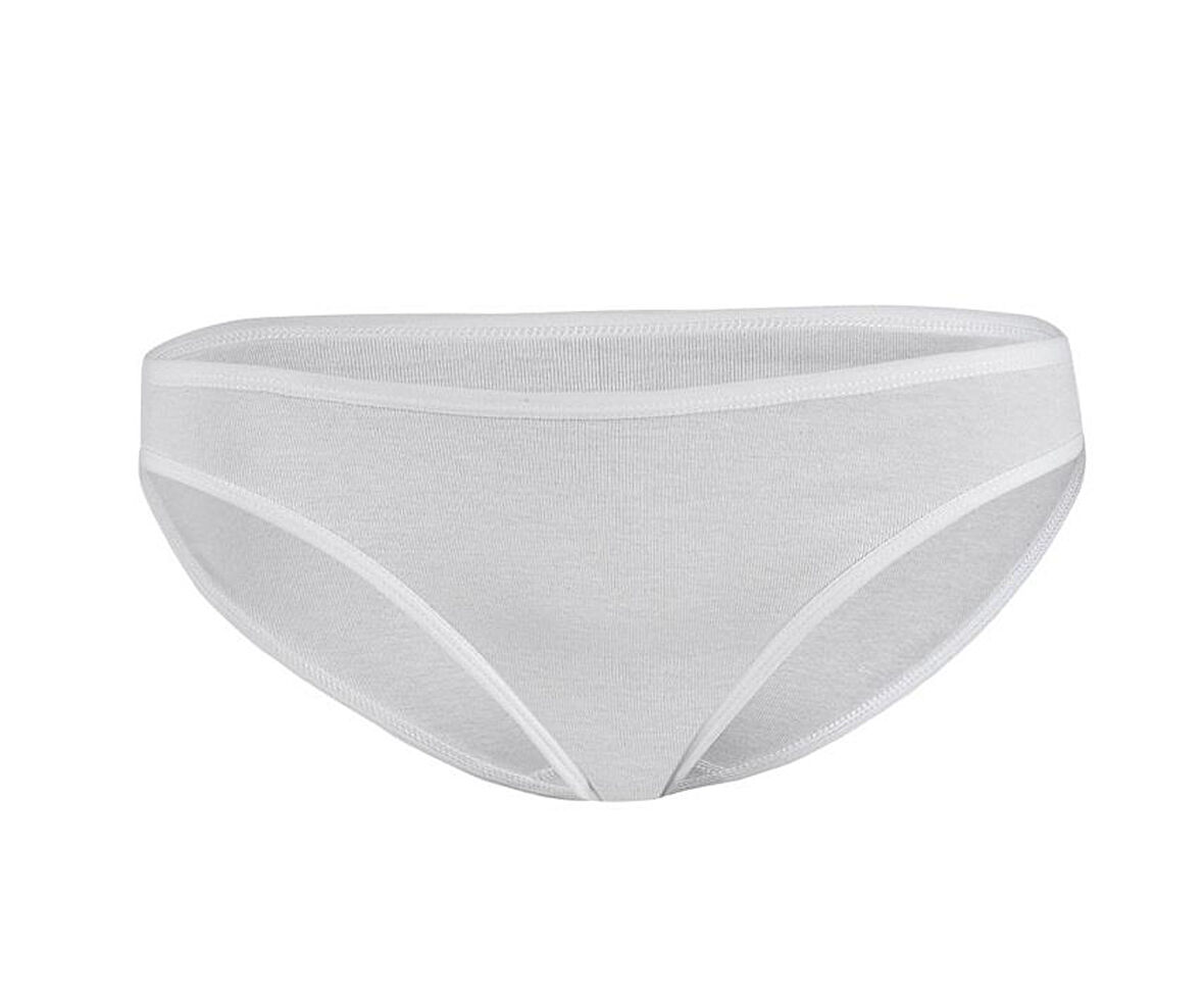 6 Adet Yıldız Bayan Ribana Bikini Külot Slip Beyaz 2122