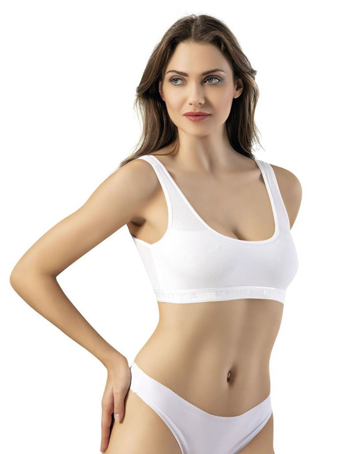 6 Adet Kota Kadın Kaşkorse Geniş Askılı Pedli Büstiyer 6430