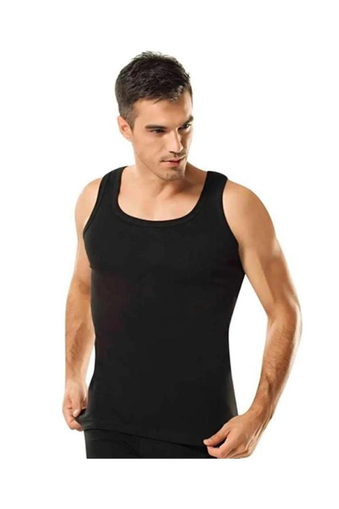 12 li Paket Tutku Erkek Ribana Atlet Renk Seçenekli Pamuklu Ürün