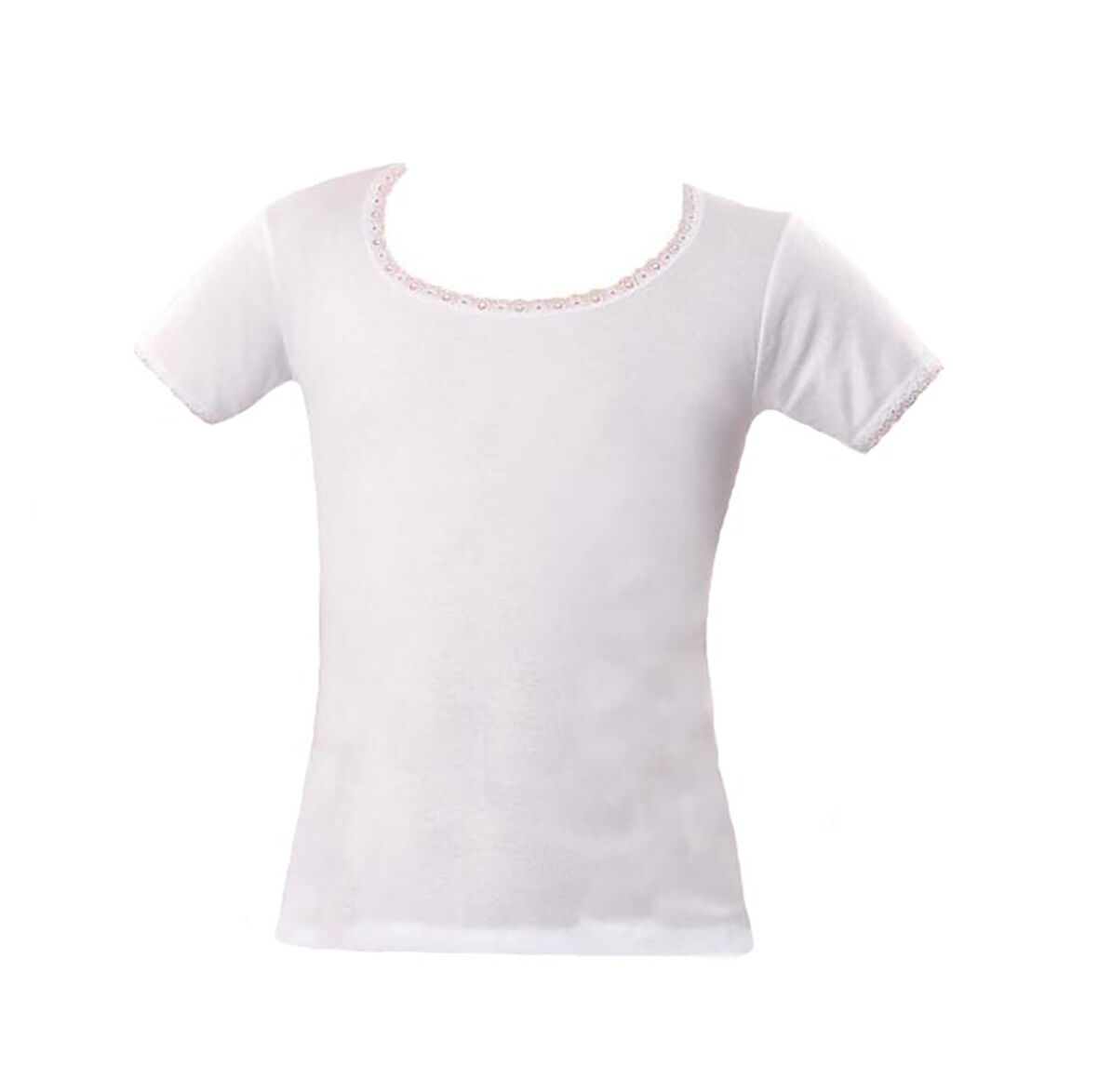 6 Adet Anıt Kız Çocuk Ribana Bisiklet Yaka Fanila Atlet 4509