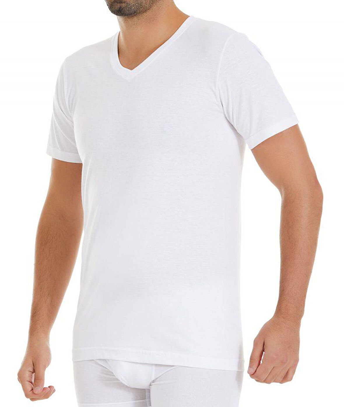 3 Adet Yıldız Erkek Ribana V Yaka Kısa Kollu Fanila Atlet 23