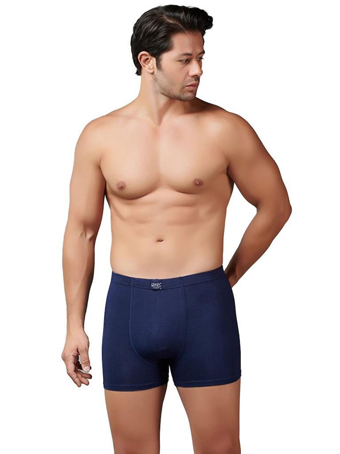 6 Adet Gümüş Erkek Modal Elastan Boxer 7009