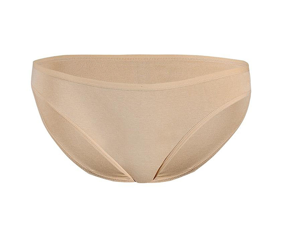 6 Adet Yıldız Bayan Ribana Bikini Külot Slip Ten 2124