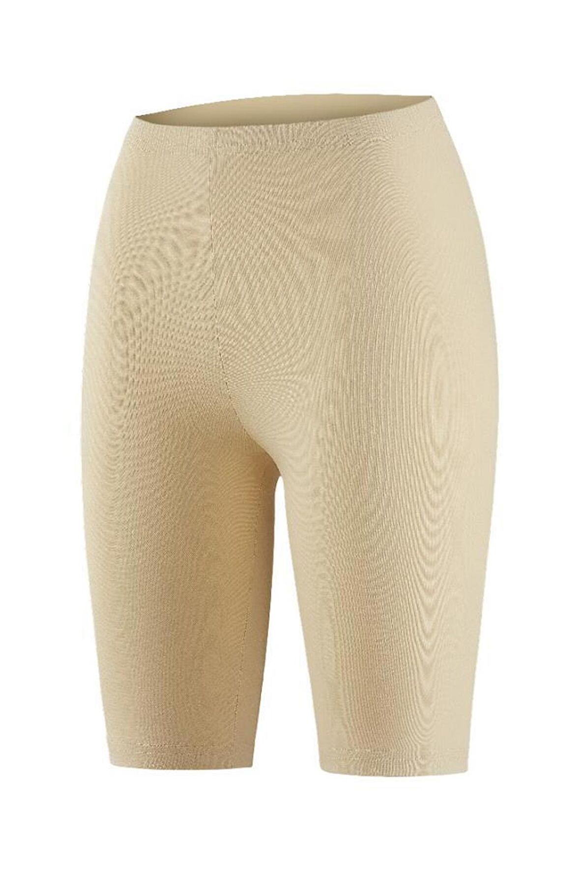 Yıldız Kadın Likralı Diz Üstü Kısa Tayt Ten 3611