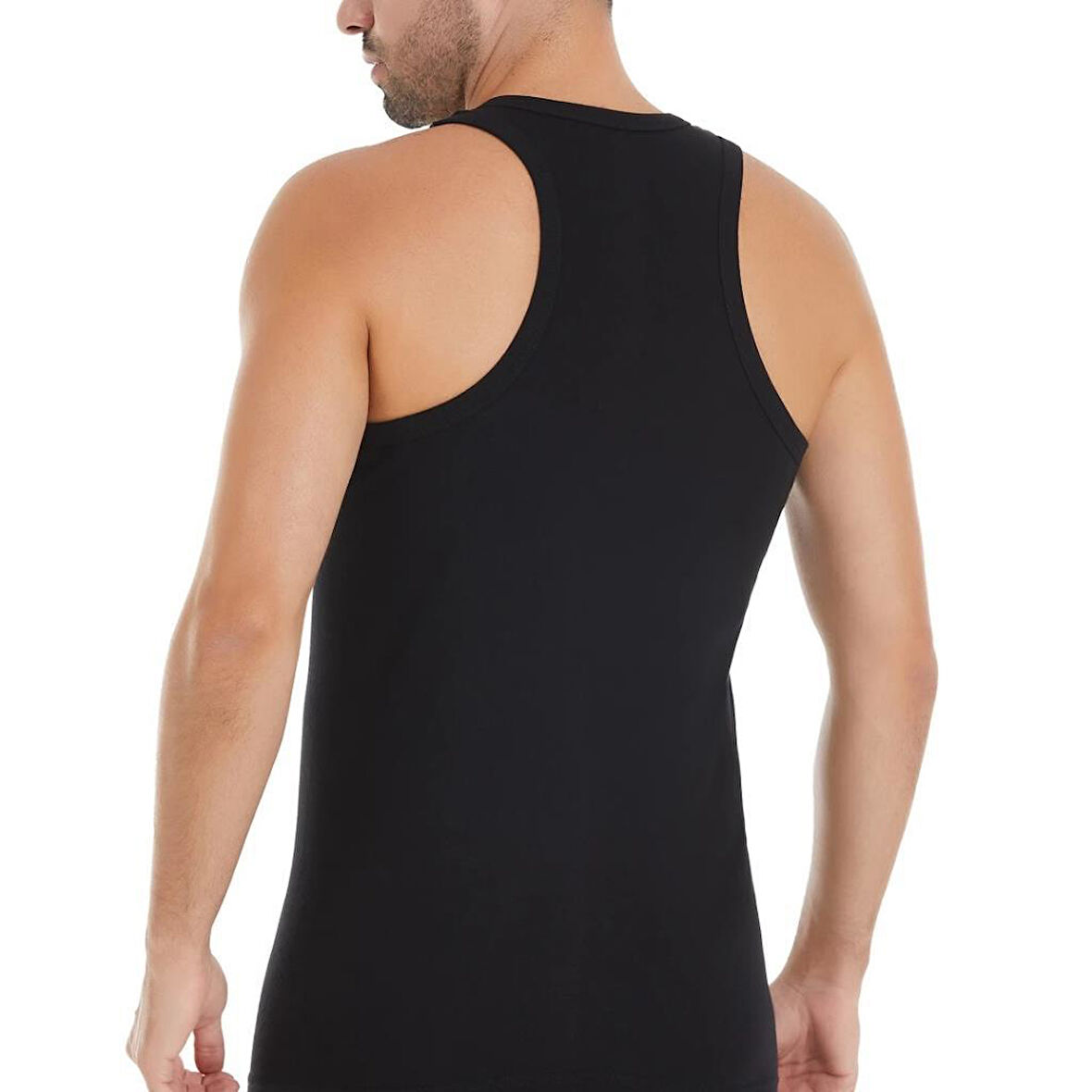 3 Adet Yıldız Erkek Ribana Sporcu Atleti Pamuklu Siyah 17