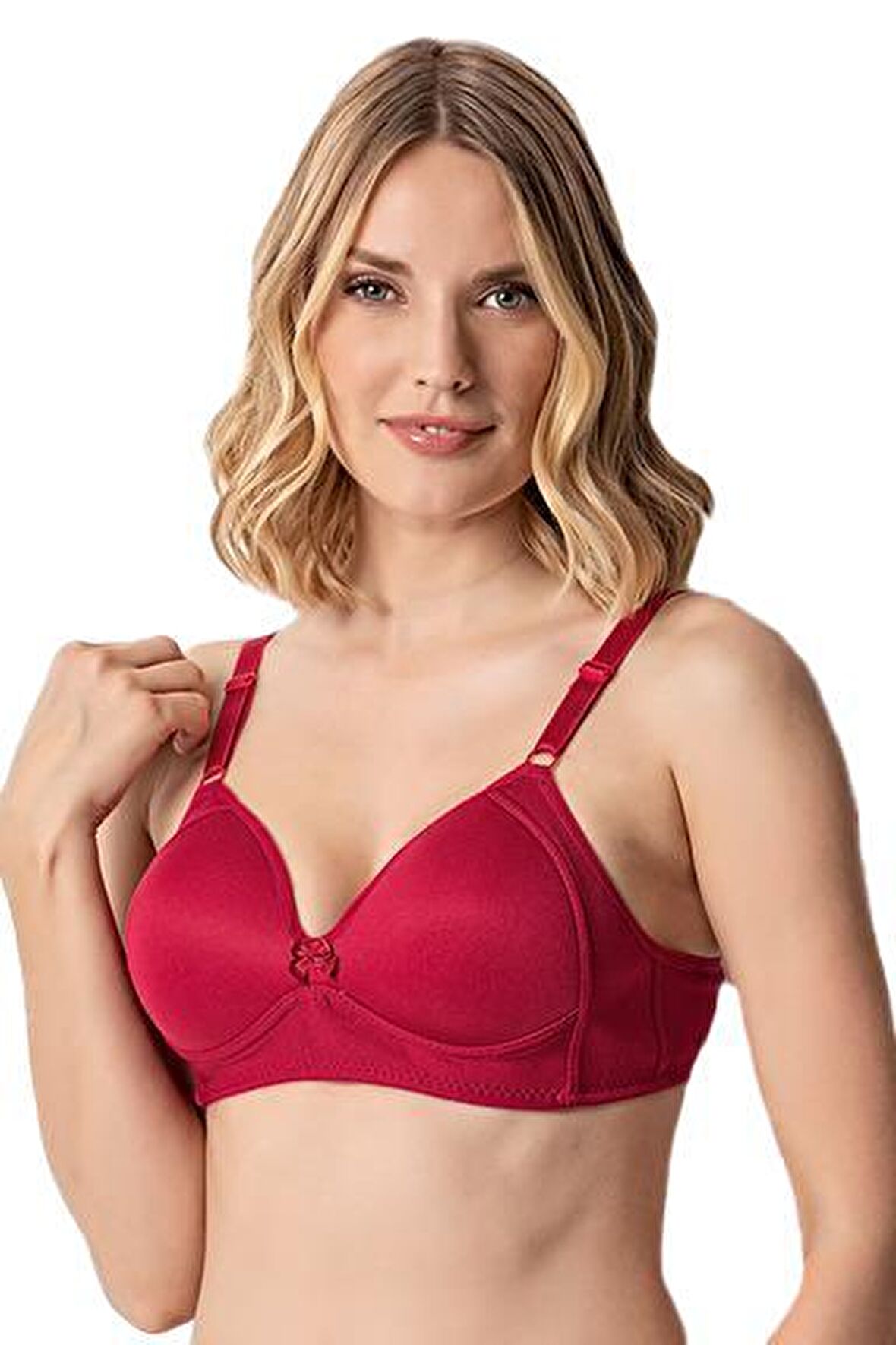 3 Adet Miss Perry Telsiz Desteksiz Kadın Kaplı Rahat Sütyen