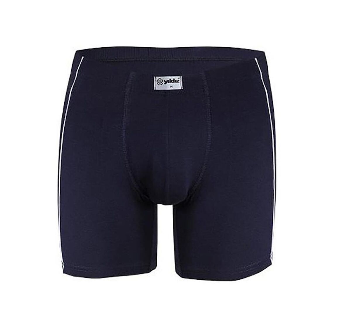 6 Adet Yıldız Erkek Likralı Modal Boxer Short Lacivert 108