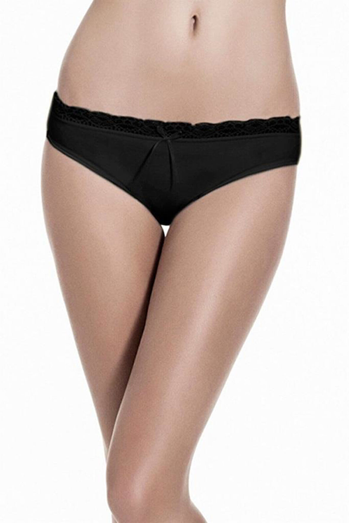 Çift Kaplan Kadın Dantelli Bikini Külot 609