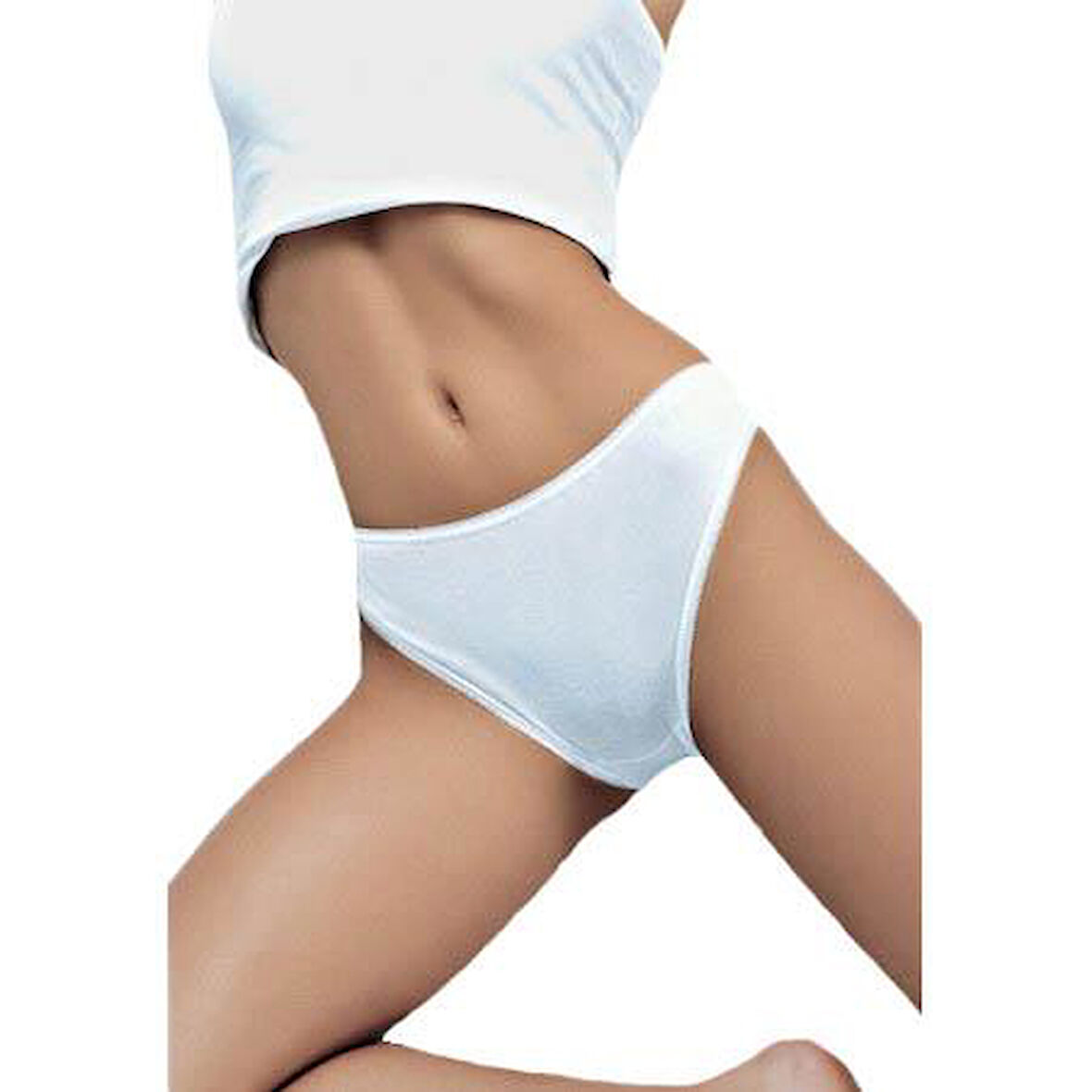 3 Adet Çift Kaplan Bayan Bikini Külot Slip 515 
