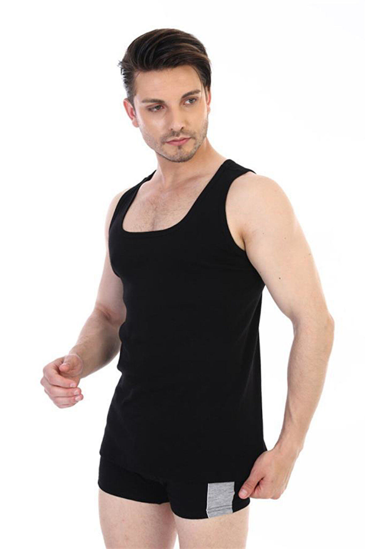 6 Adet Çift Kaplan Erkek Ribana Atlet 775