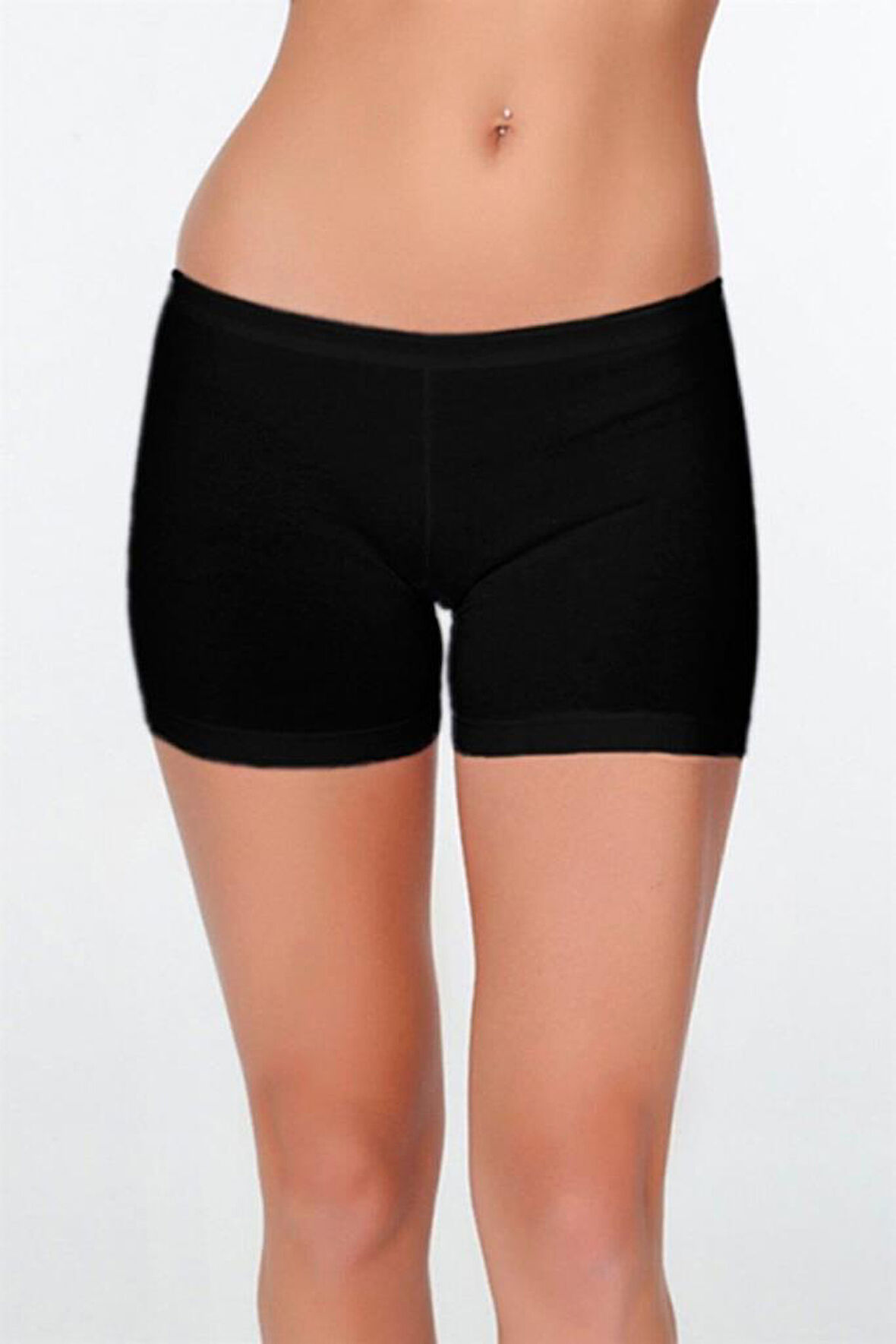 Çift Kaplan Bayan Elastanlı Kısa Şort Boxer 627