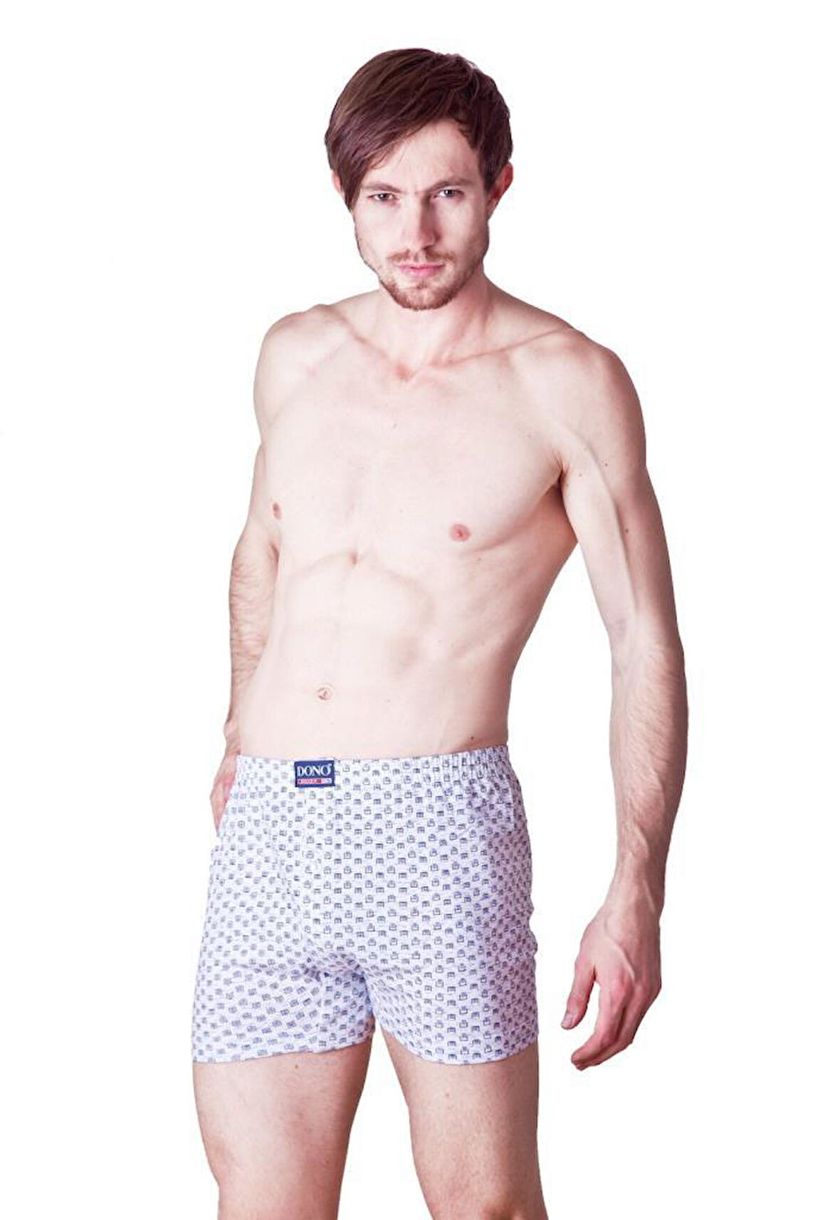 3 Adet Dono Erkek Desenli Empirme Boxer 1100